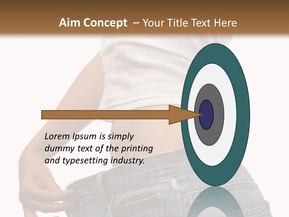 Slimming Fit Fat PowerPoint Template