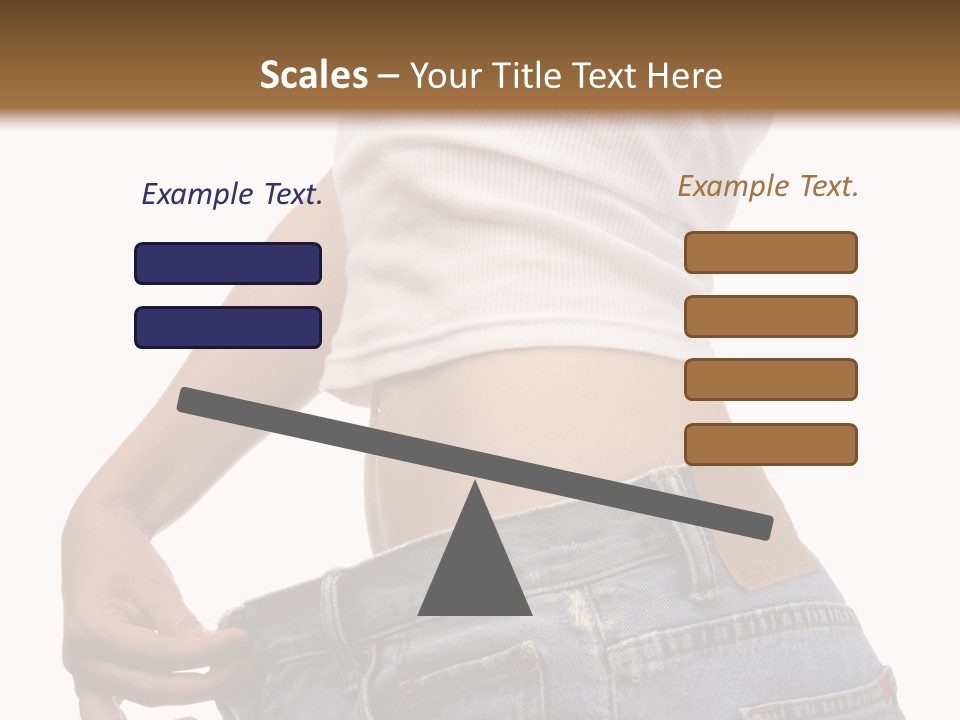 Slimming Fit Fat PowerPoint Template