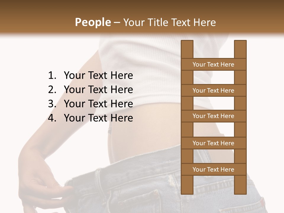 Slimming Fit Fat PowerPoint Template