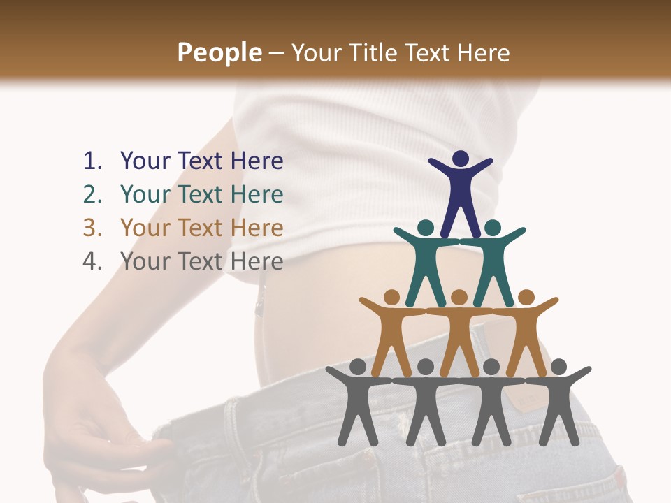 Slimming Fit Fat PowerPoint Template