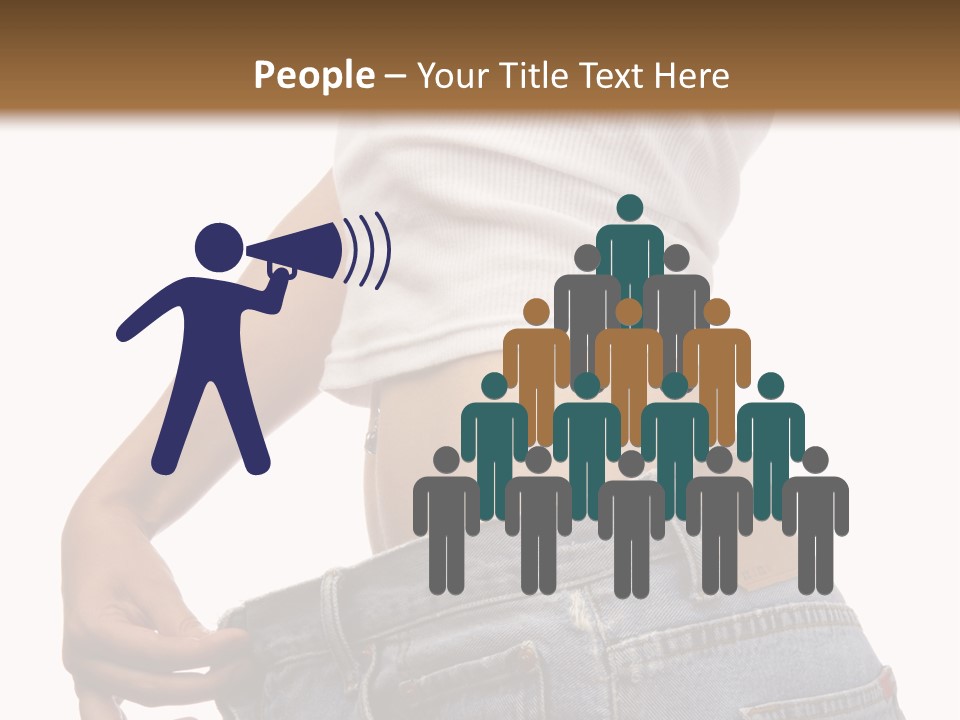 Slimming Fit Fat PowerPoint Template