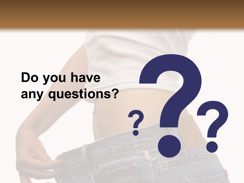 Slimming Fit Fat PowerPoint Template