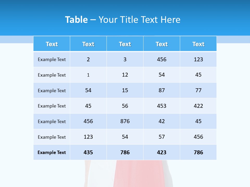 Woman White Young PowerPoint Template