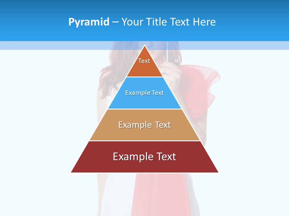 Woman White Young PowerPoint Template