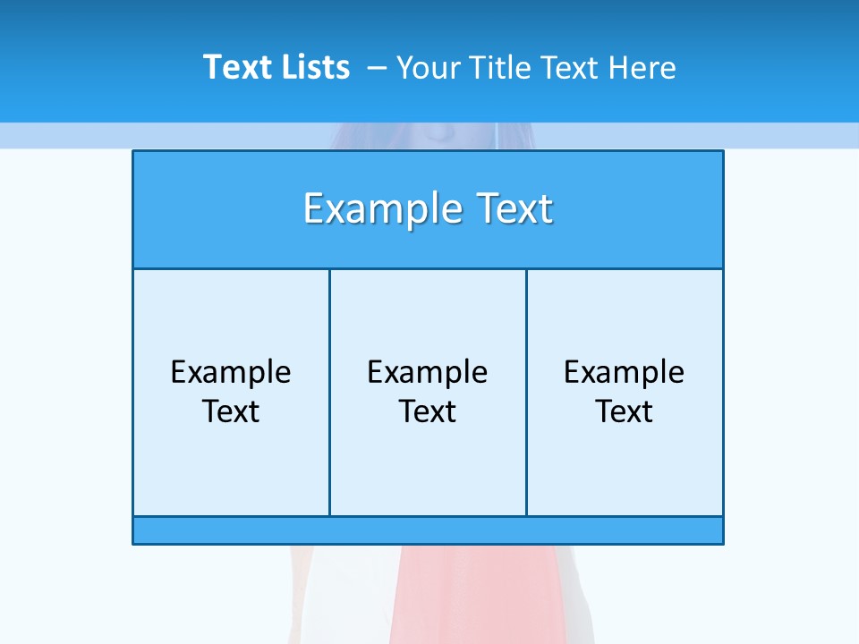 Woman White Young PowerPoint Template