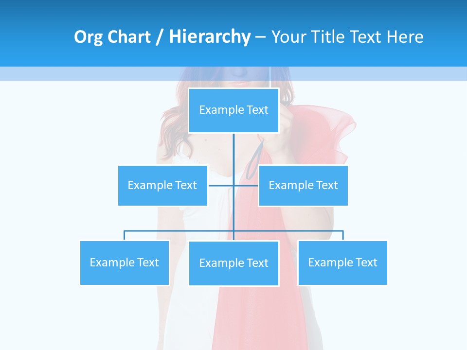 Woman White Young PowerPoint Template
