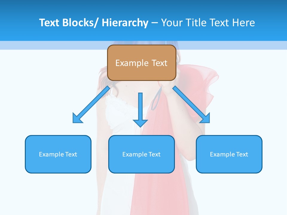 Woman White Young PowerPoint Template