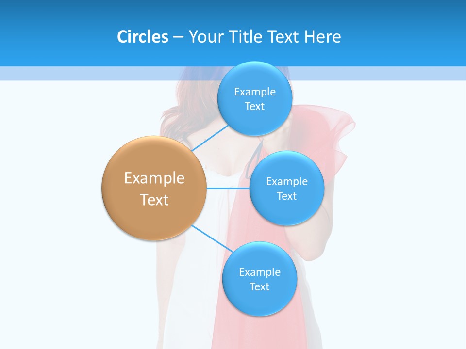 Woman White Young PowerPoint Template