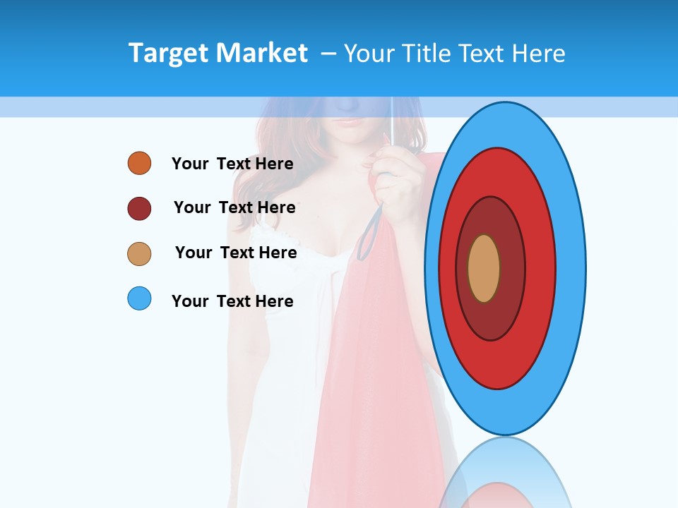 Woman White Young PowerPoint Template