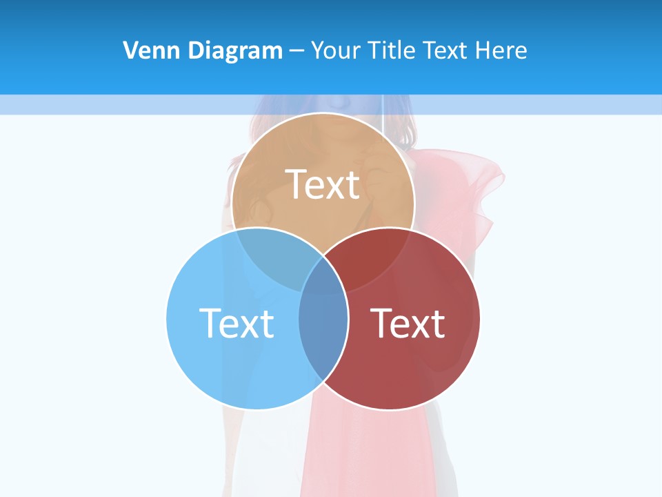 Woman White Young PowerPoint Template