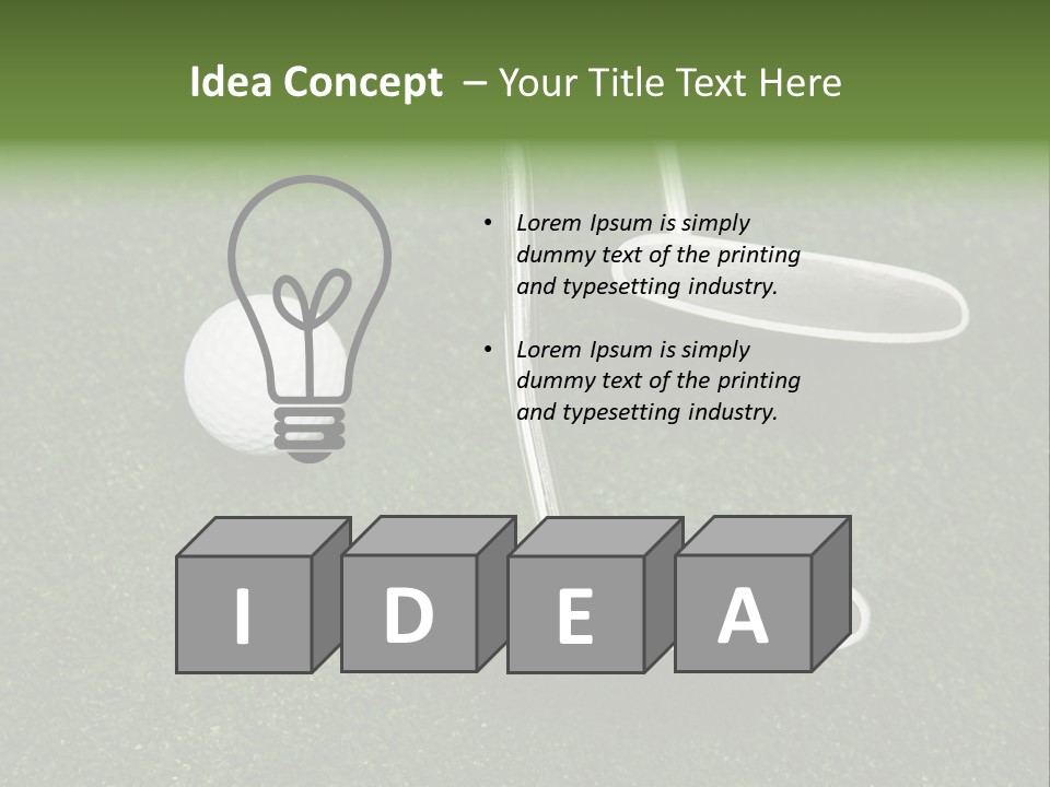 Goods Lawn Supplies PowerPoint Template