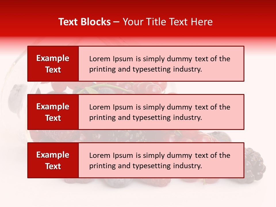 Summer Health Macro PowerPoint Template