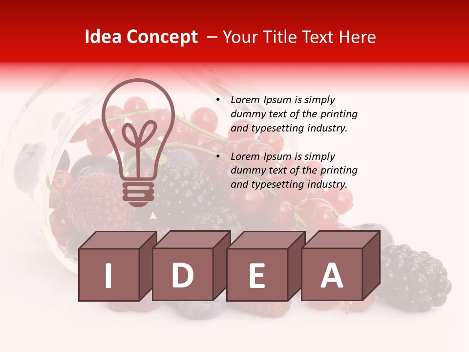 Summer Health Macro PowerPoint Template