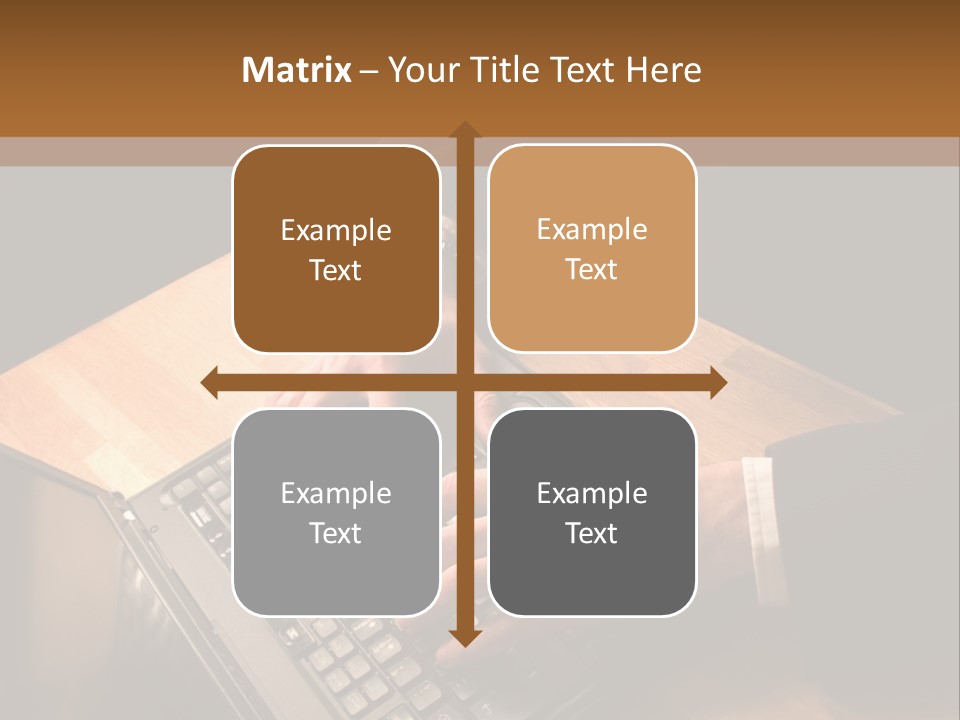 White Macro Blackberry PowerPoint Template