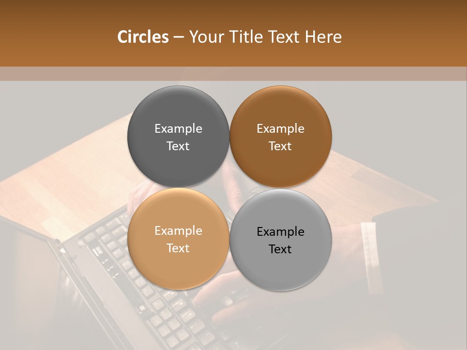 White Macro Blackberry PowerPoint Template