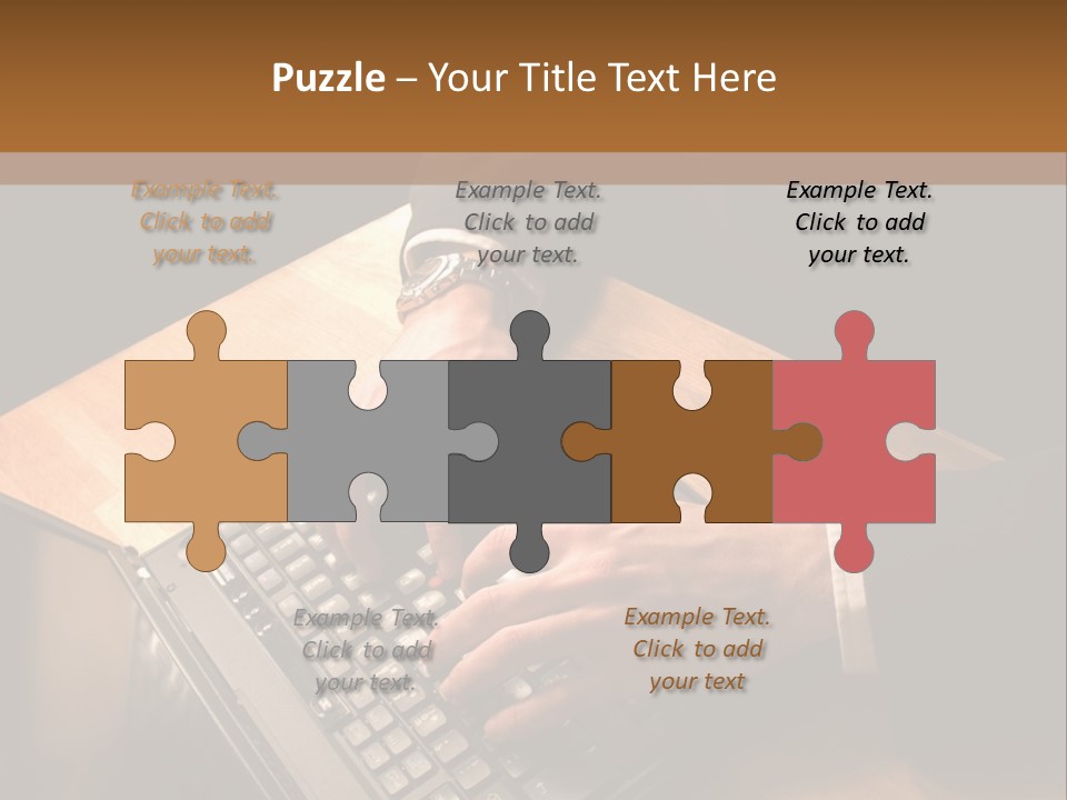 White Macro Blackberry PowerPoint Template