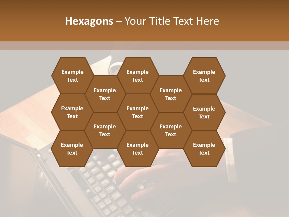 White Macro Blackberry PowerPoint Template