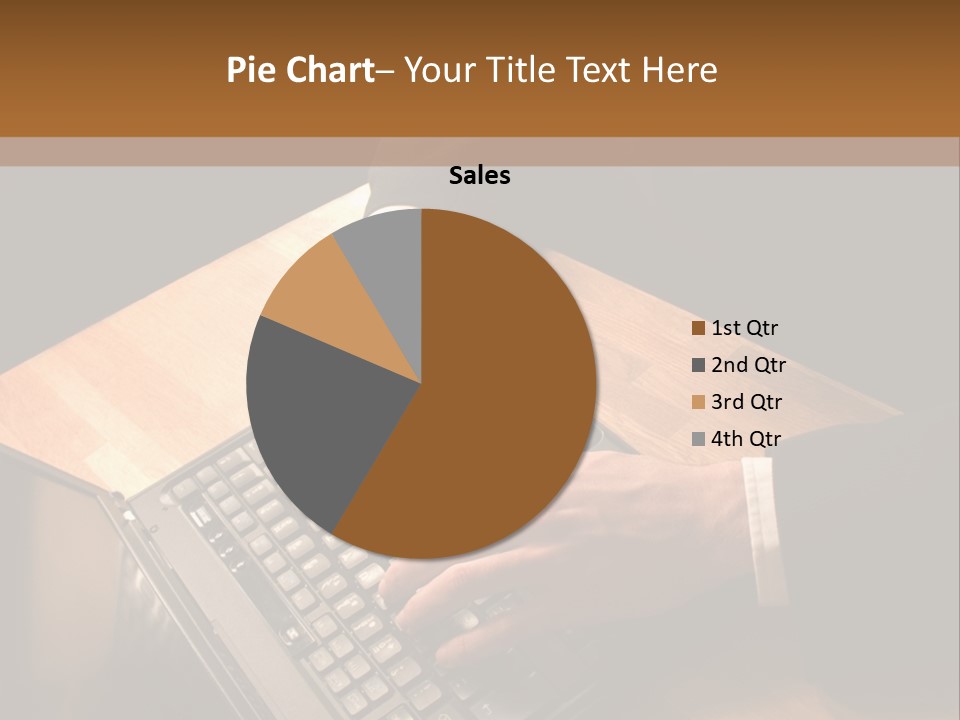 White Macro Blackberry PowerPoint Template