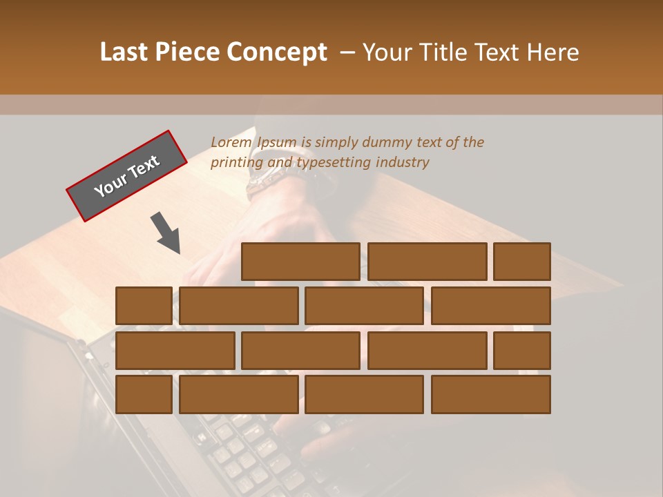 White Macro Blackberry PowerPoint Template