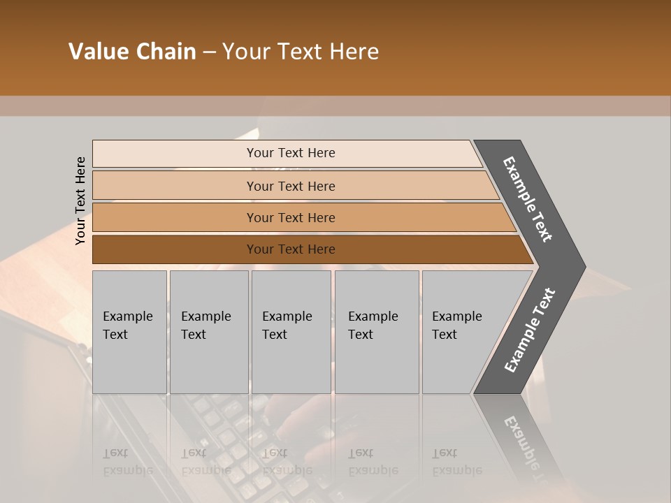 White Macro Blackberry PowerPoint Template