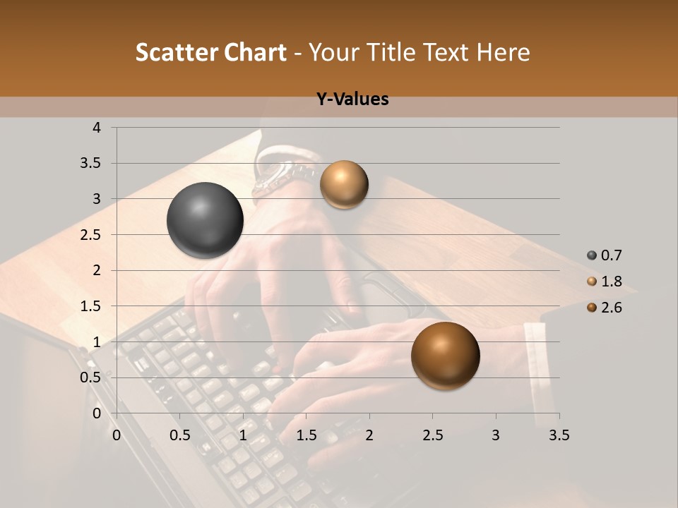White Macro Blackberry PowerPoint Template