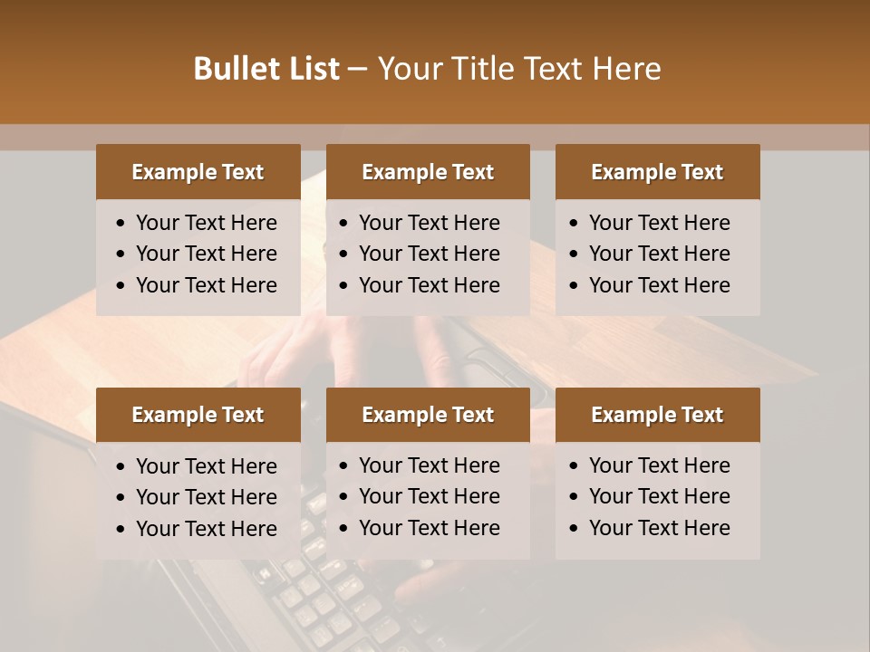 White Macro Blackberry PowerPoint Template
