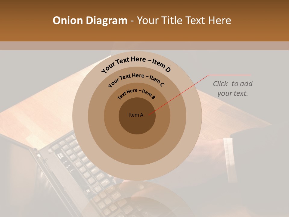 White Macro Blackberry PowerPoint Template