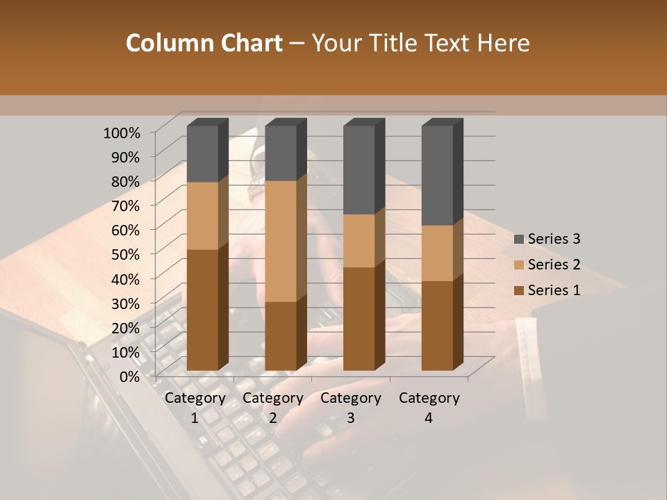 White Macro Blackberry PowerPoint Template