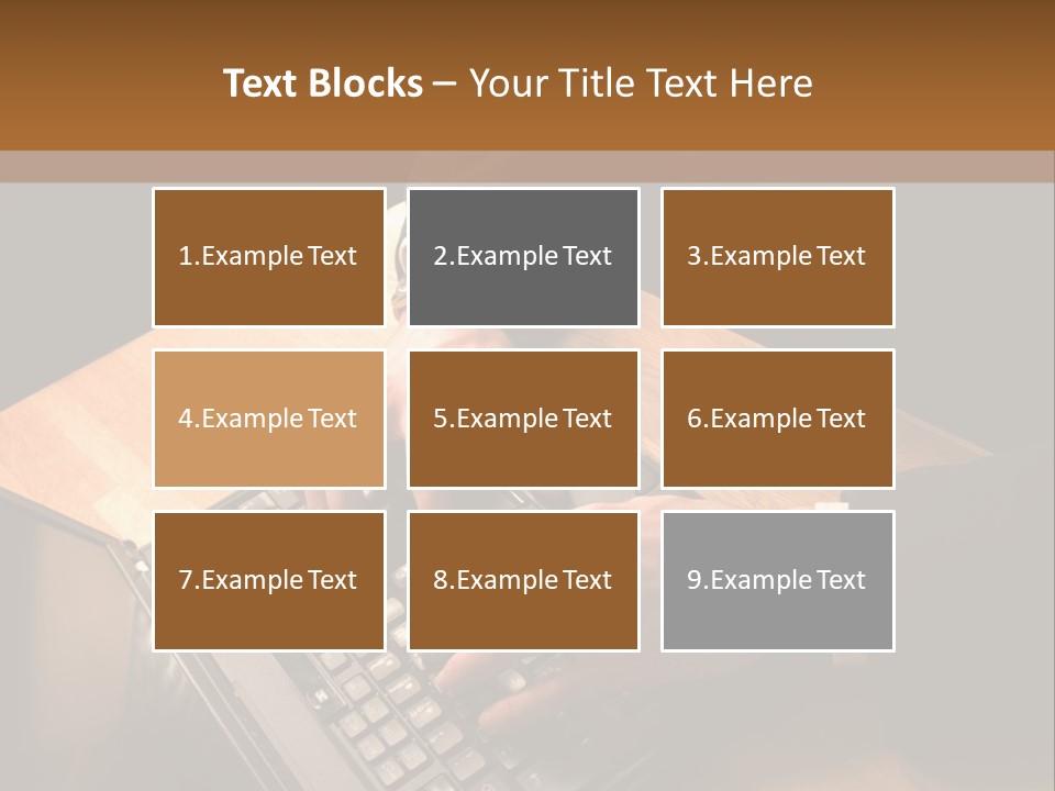 White Macro Blackberry PowerPoint Template