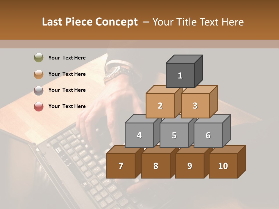 White Macro Blackberry PowerPoint Template