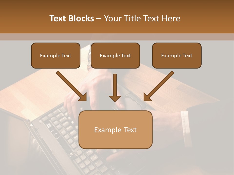 White Macro Blackberry PowerPoint Template