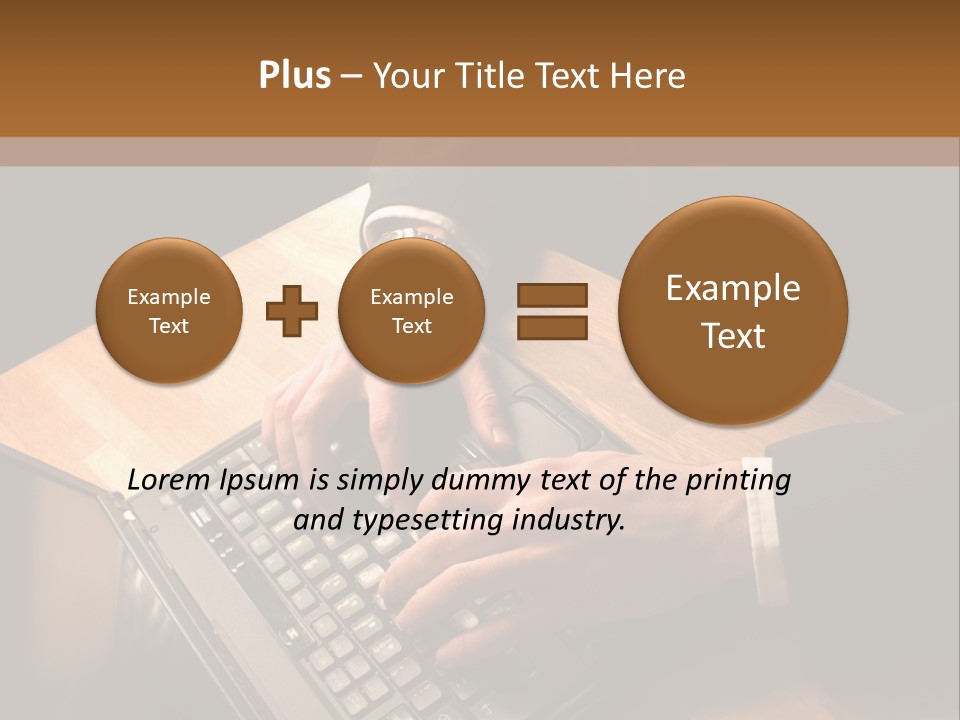 White Macro Blackberry PowerPoint Template