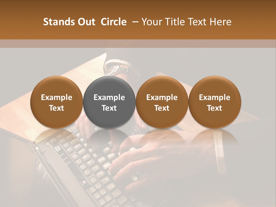 White Macro Blackberry PowerPoint Template