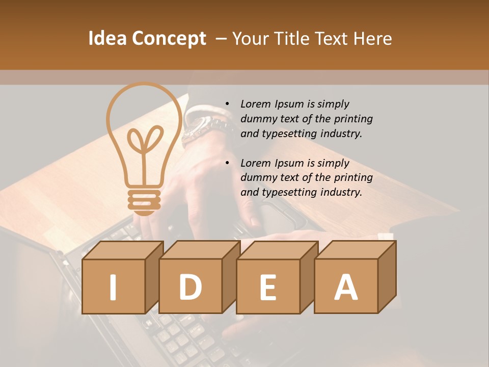 White Macro Blackberry PowerPoint Template