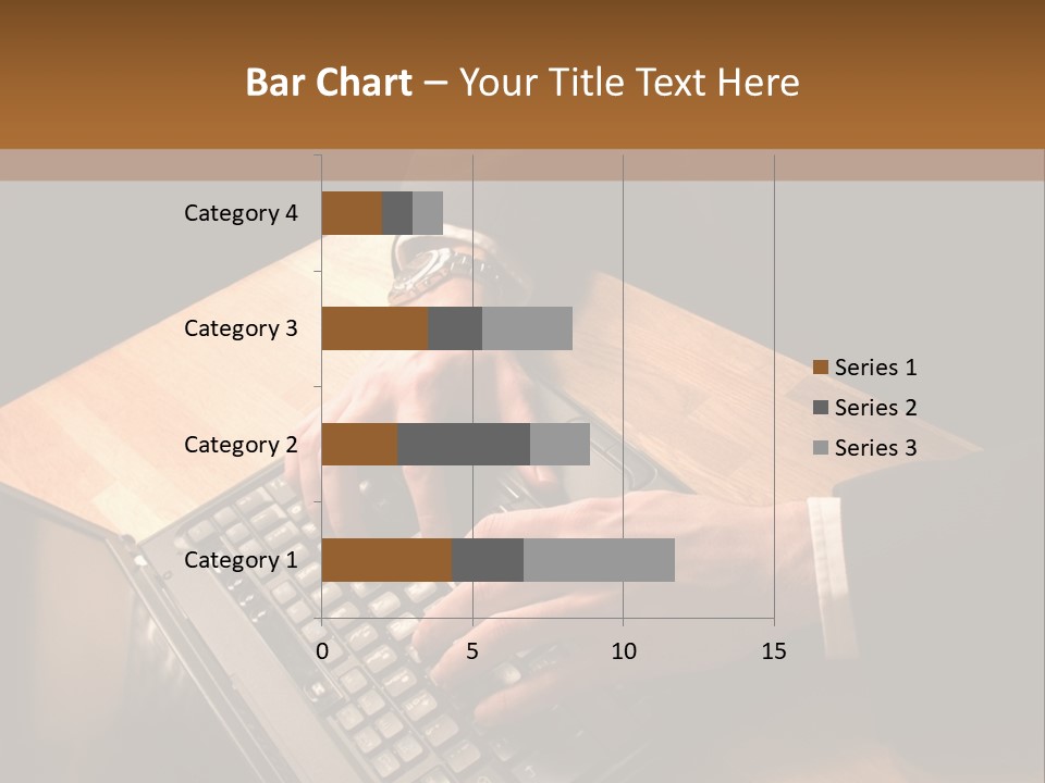 White Macro Blackberry PowerPoint Template