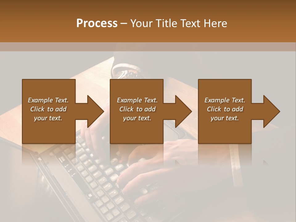 White Macro Blackberry PowerPoint Template