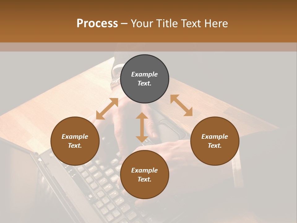 White Macro Blackberry PowerPoint Template