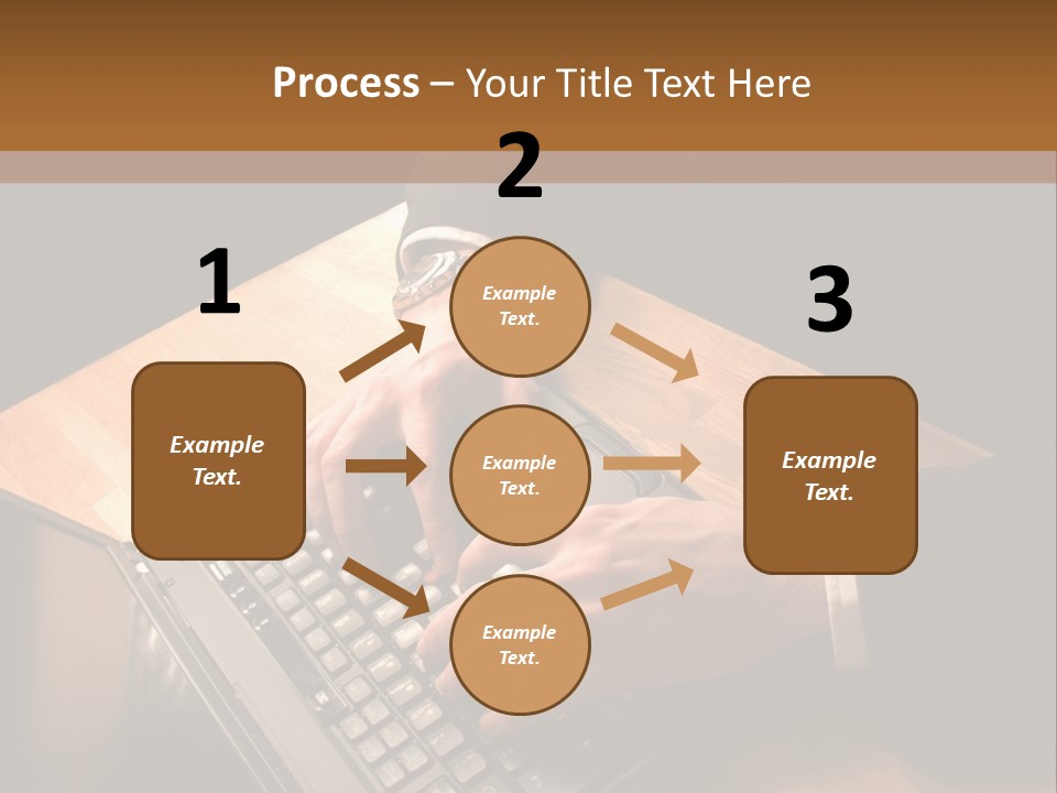 White Macro Blackberry PowerPoint Template