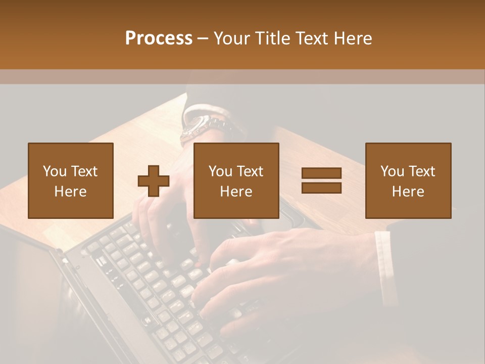 White Macro Blackberry PowerPoint Template