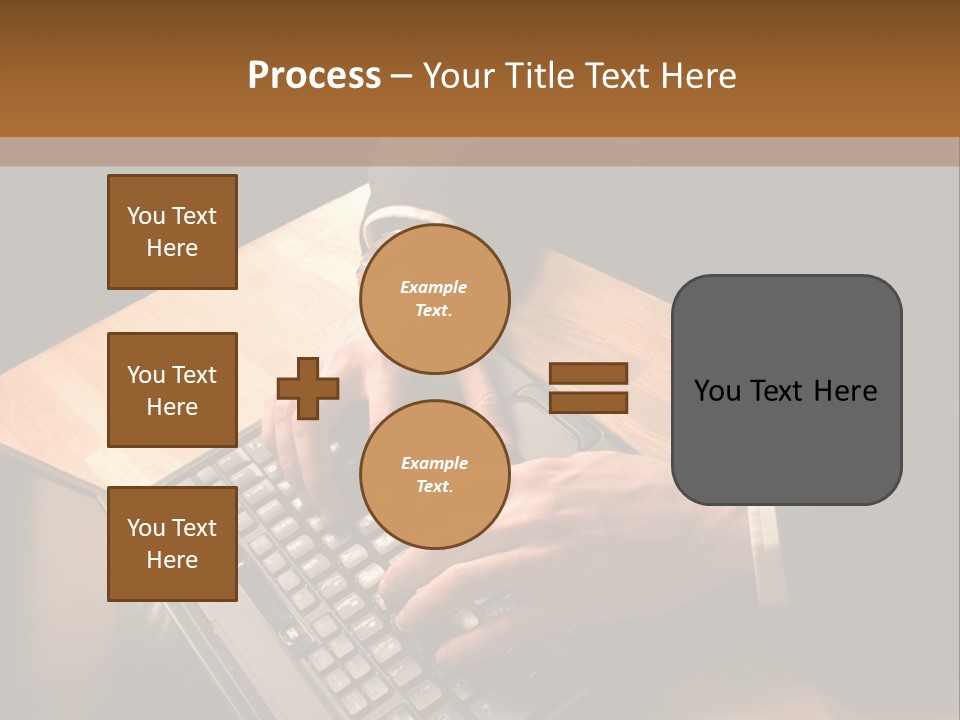 White Macro Blackberry PowerPoint Template