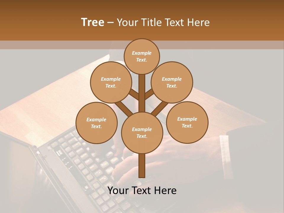 White Macro Blackberry PowerPoint Template