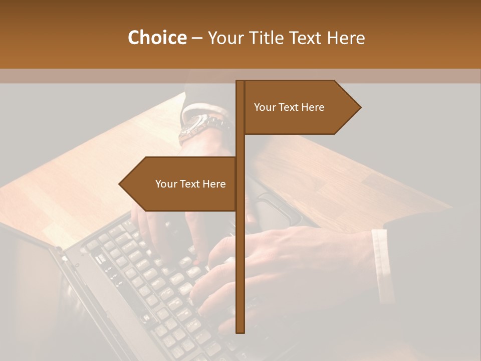 White Macro Blackberry PowerPoint Template