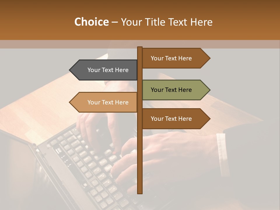 White Macro Blackberry PowerPoint Template
