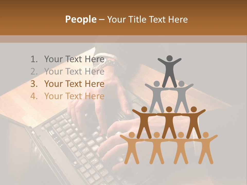 White Macro Blackberry PowerPoint Template