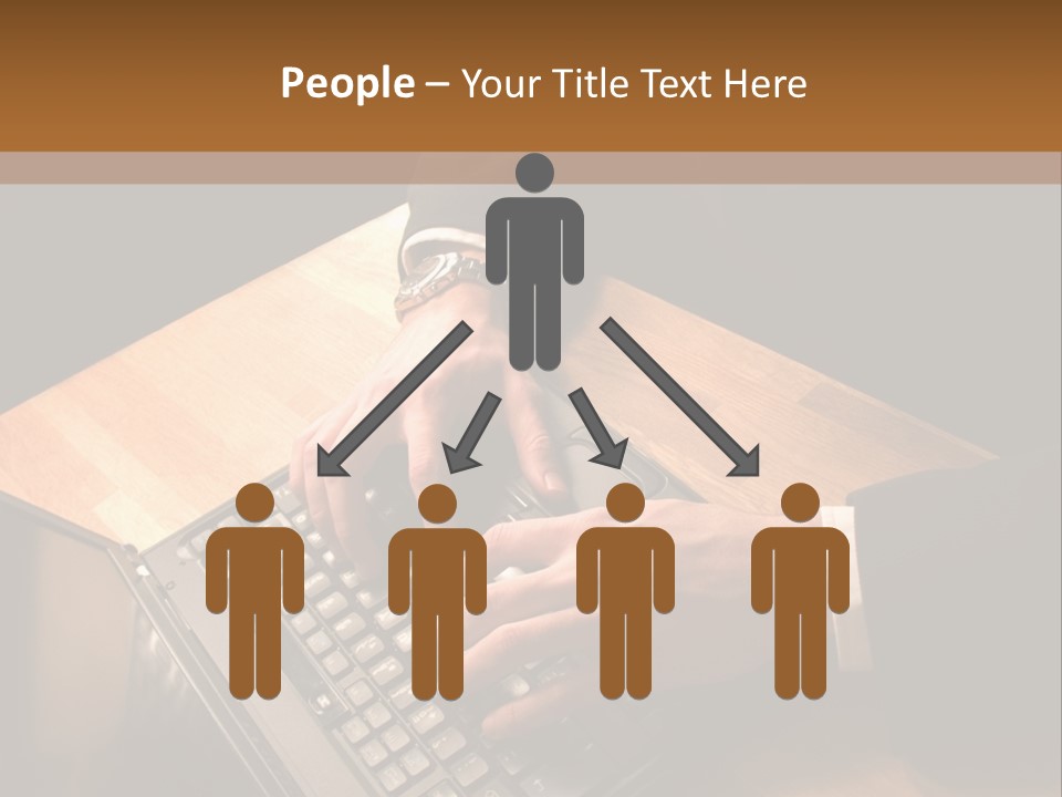 White Macro Blackberry PowerPoint Template