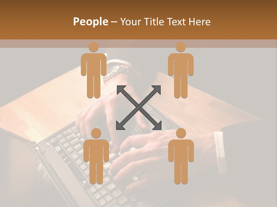 White Macro Blackberry PowerPoint Template