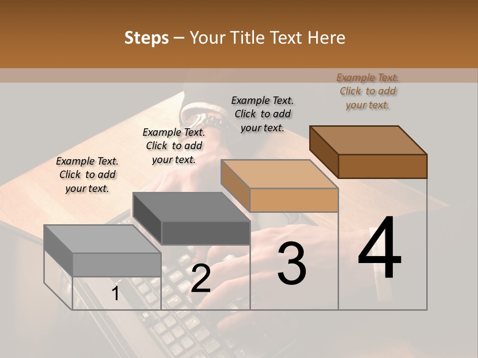 White Macro Blackberry PowerPoint Template