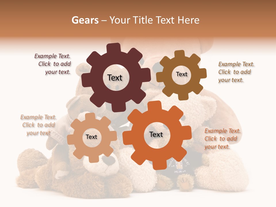 Child Gift Fur PowerPoint Template