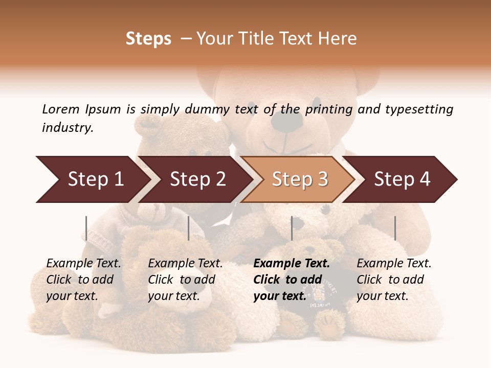 Child Gift Fur PowerPoint Template