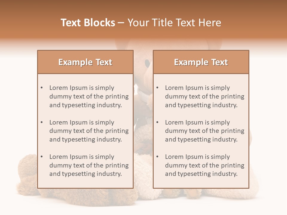 Child Gift Fur PowerPoint Template